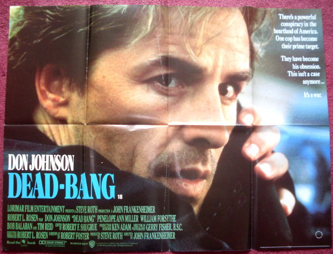DEAD-BANG: UK Quad Film Poster DEAD-BANG: UK Quad Film Poster