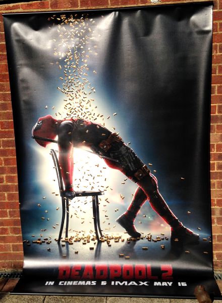 Cinema Banner: DEADPOOL 2 2018 Ryan Reynolds Morena Baccarin Josh Brolin Cinema Banner: DEADPOOL 2 2018 Ryan Reynolds Morena Baccarin Josh Brolin