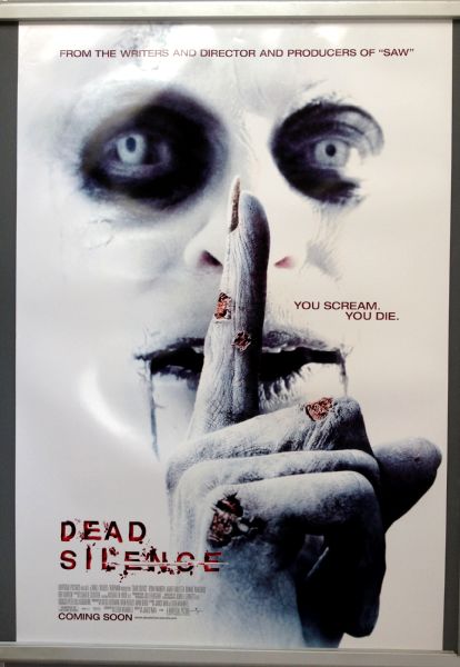 Cinema Poster: DEAD SILENCE 2007 (One Sheet) Ryan Kwanten Amber Valletta Donnie Wahlberg Cinema Poster: DEAD SILENCE 2007 (One Sheet) Ryan Kwanten Amber Valletta Donnie Wahlberg
