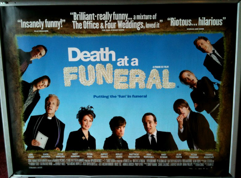 DEATH AT A FUNERAL: Main UK Quad Film Poster