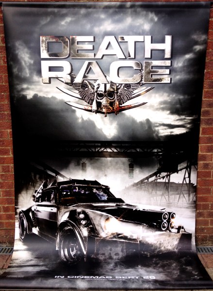 Cinema Banner: DEATH RACE 2008 (Car) Jason Statham Joan Allen Ian McShane