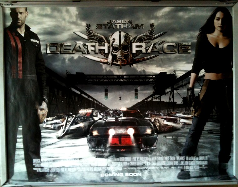 DEATH RACE: Main UK Quad Film Poster DEATH RACE: Main UK Quad Film Poster