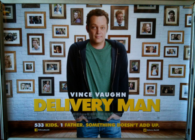 DELIVERY MAN: UK Quad Film Poster DELIVERY MAN: UK Quad Film Poster