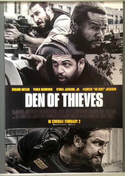 Cinema Poster: DEN OF THIEVES 2018 (One Sheet) Gerard Butler 50 Cent Cinema Poster: DEN OF THIEVES 2018 (One Sheet) Gerard Butler 50 Cent