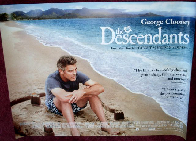 DESCENDANTS, THE: UK Quad Film Poster DESCENDANTS, THE: UK Quad Film Poster