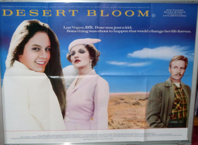 DESERT BLOOM: UK Quad Film Poster