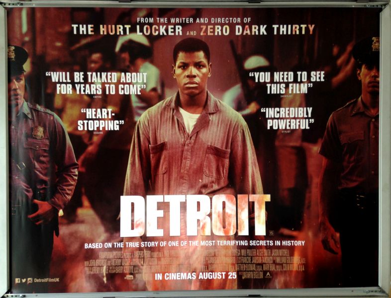 Cinema Poster: DETROIT 2017 (Main Quad) John Boyega Anthony Mackie