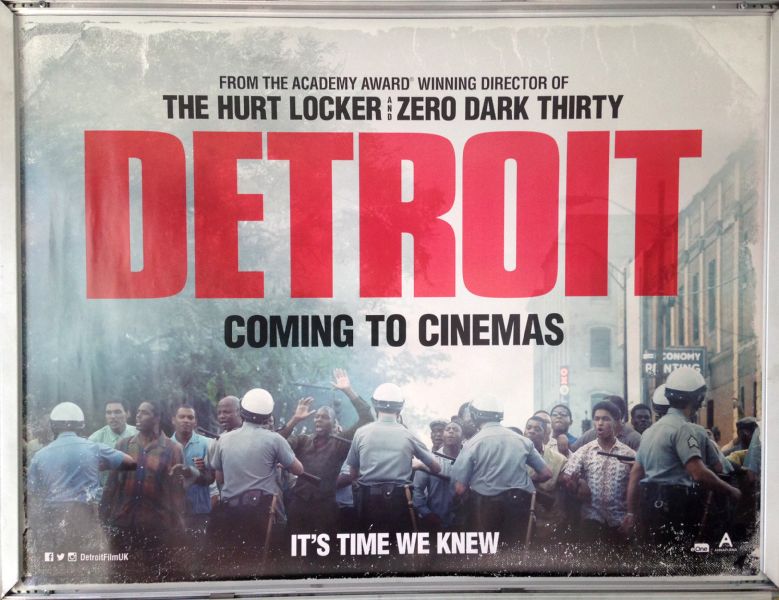 Cinema Poster: DETROIT 2017 (Advance Quad) John Boyega Anthony Mackie