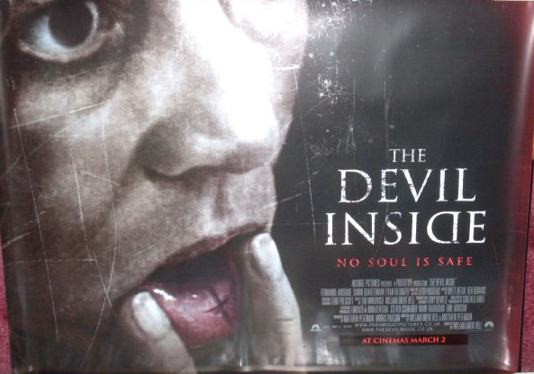 DEVIL INSIDE, THE: 'Mouth' UK Quad Film Poster DEVIL INSIDE, THE: 'Mouth' UK Quad Film Poster