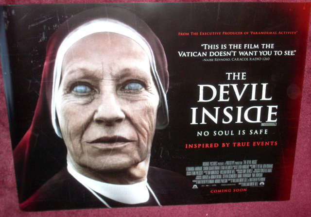 DEVIL INSIDE, THE: 'Nun' UK Quad Film Poster