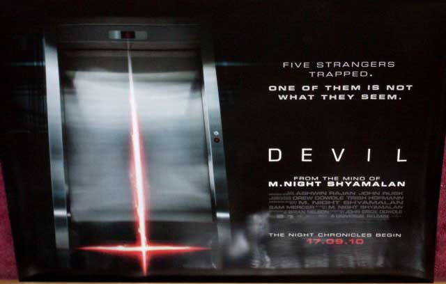 DEVIL: Main UK Quad Film Poster DEVIL: Main UK Quad Film Poster