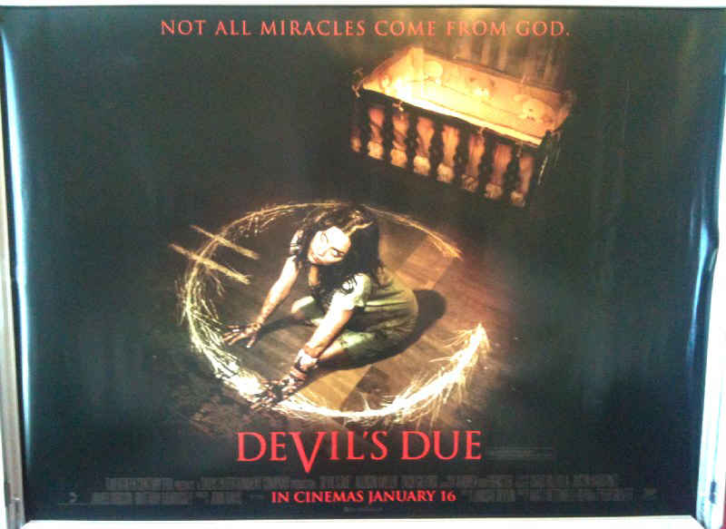DEVIL'S DUE: Main UK Quad Film Poster DEVIL'S DUE: Main UK Quad Film Poster