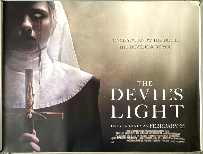 Cinema Poster: DEVIL'S LIGHT, THE 2022 (Quad) Virginia Madsen Jacqueline Byers Ben Cross
