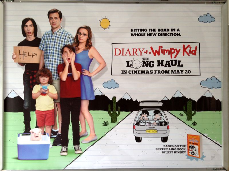 Cinema Poster: DIARY OF A WIMPY KID THE LONG HAUL 2017 (Quad) Jason Drucker Cinema Poster: DIARY OF A WIMPY KID THE LONG HAUL 2017 (Quad) Jason Drucker