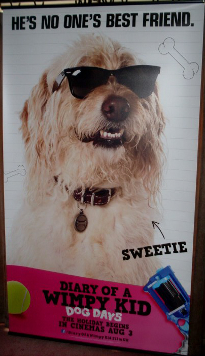 DIARY OF A WIMPY KID DOG DAYS: Sweetie Cinema Banner DIARY OF A WIMPY KID DOG DAYS: Sweetie Cinema Banner