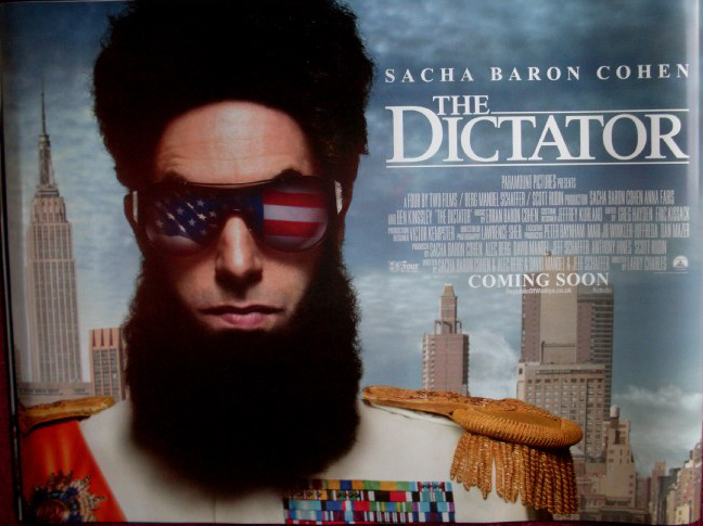 DICTATOR, THE: Main UK Quad Film Poster
