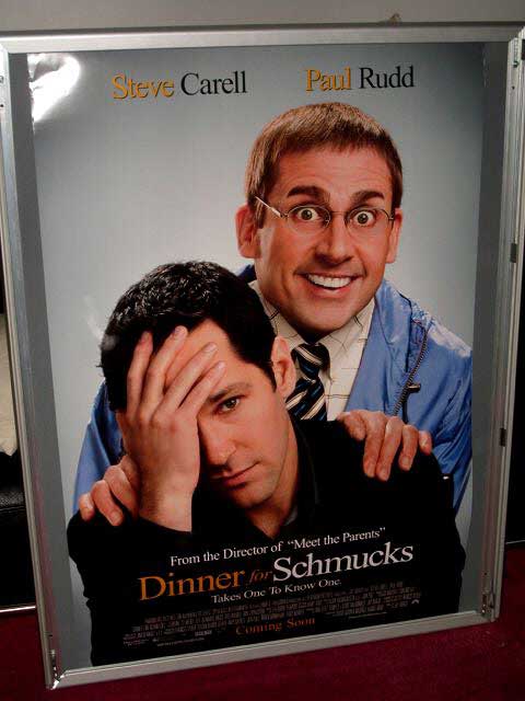 DINNER FOR SCHMUCKS: Main One Sheet Film Poster