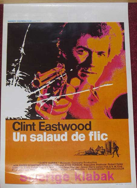 DIRTY HARRY: Belgian Film Poster