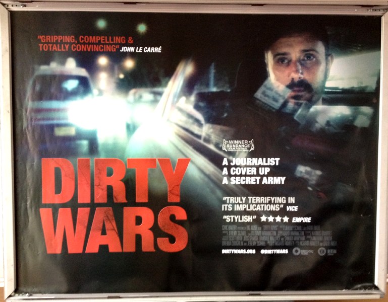 Cinema Poster: DIRTY WARS 2013 (Quad) Jeremy Scahill Nasser AlAulaqi Rick Rowley