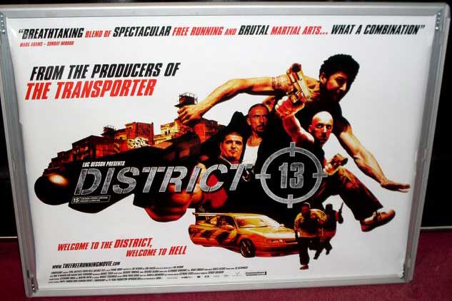 DISTRICT 13: UK Quad Cinema Poster DISTRICT 13: UK Quad Cinema Poster