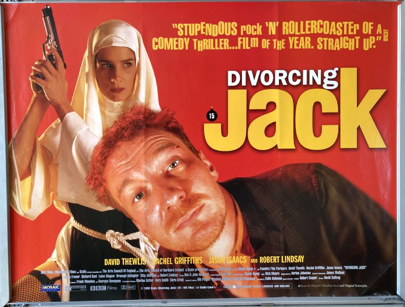 Cinema Poster: DIVORCING JACK 1998 (Quad) David Thewlis Rachel Griffiths Jason Isaacs Cinema Poster: DIVORCING JACK 1998 (Quad) David Thewlis Rachel Griffiths Jason Isaacs