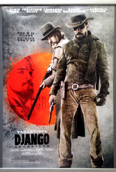 Cinema Poster: DJANGO UNCHAINED 2013 (Main One Sheet) Jamie Foxx Don Johnson
