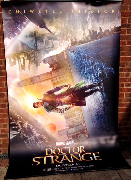 Cinema Banner: DOCTOR STRANGE 2016 (Mordo) Chiwetel Ejiofor Benedict Cumberbatch