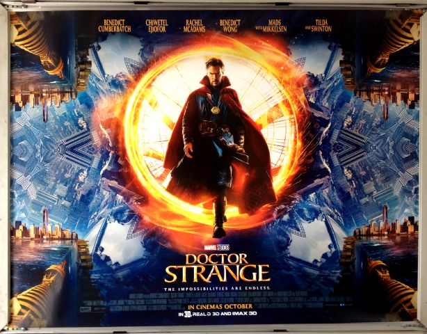 Cinema Poster: DOCTOR STRANGE 2016 (Main Quad) Rachel McAdams Benedict Cumberbatch