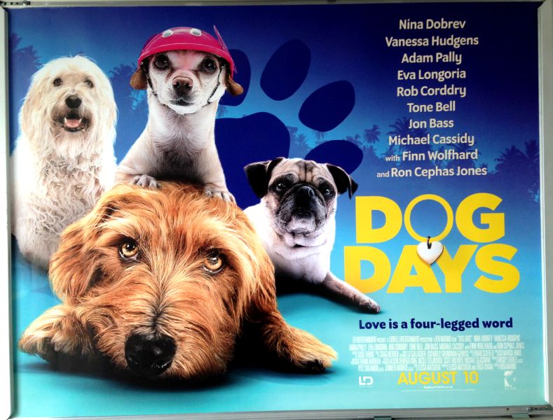 Cinema Poster: DOG DAYS 2018 (Quad) Lauren Lapkus Nina Dobrev Finn Wolfhard Cinema Poster: DOG DAYS 2018 (Quad) Lauren Lapkus Nina Dobrev Finn Wolfhard