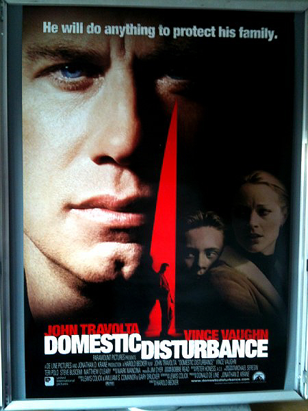 DOMESTIC DISTURBANCE: One Sheet Cinema Poster DOMESTIC DISTURBANCE: One Sheet Cinema Poster