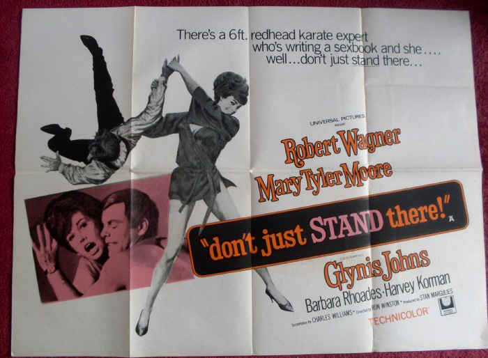 DON'T JUST STAND THERE: UK Quad Cinema Poster DON'T JUST STAND THERE: UK Quad Cinema Poster