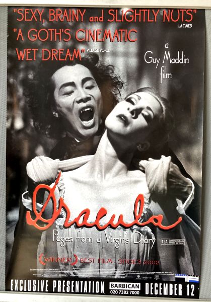 Cinema Poster: DRACULA PAGES FROM A VIRGIN'S DIARY 2002 (Double Crown) Wei-Qiang Zhang Cinema Poster: DRACULA PAGES FROM A VIRGIN'S DIARY 2002 (Double Crown) Wei-Qiang Zhang