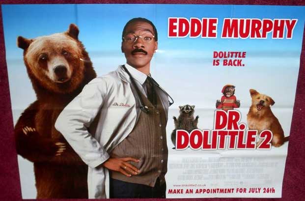 DR DOLITTLE 2: Main UK Quad Film Poster