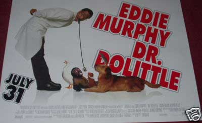 DR DOLITTLE: Main UK Quad Film Poster