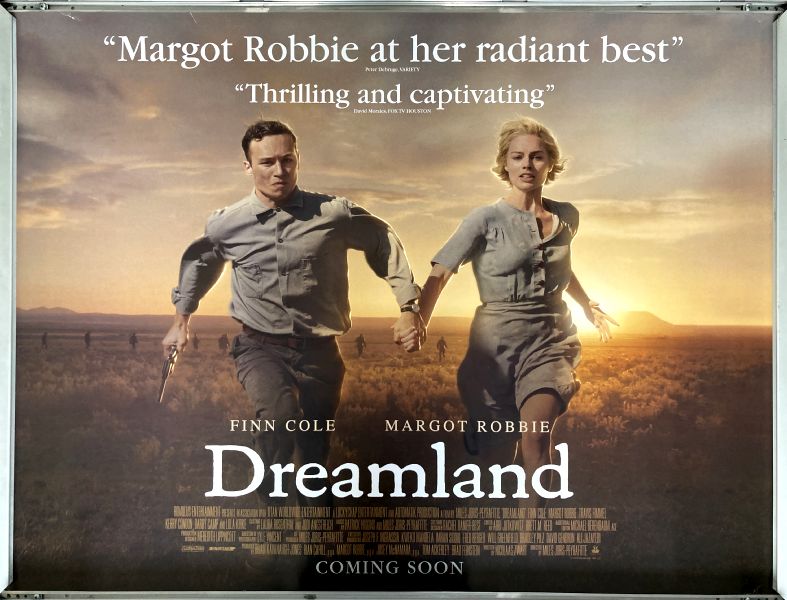 Cinema Poster: DREAMLAND 2019 (Quad) Finn Cole Margot Robbie Travis Fimmel