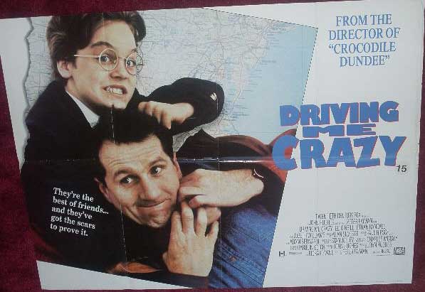 DRIVING ME CRAZY: Main UK Quad Film Poster