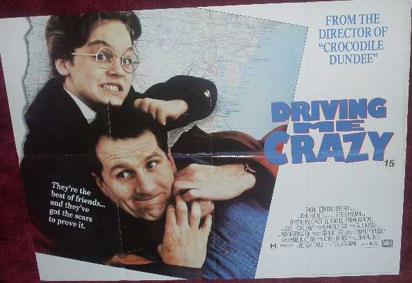 DRIVING ME CRAZY: Main UK Quad Film Poster DRIVING ME CRAZY: Main UK Quad Film Poster
