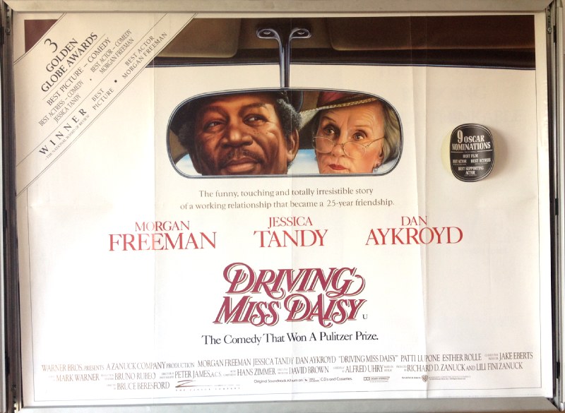 DRIVING MISS DAISY: Main UK Quad Film Poster