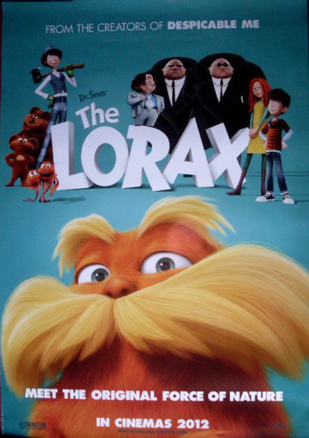 DR SEUSS' THE LORAX: Main One Sheet Film Poster