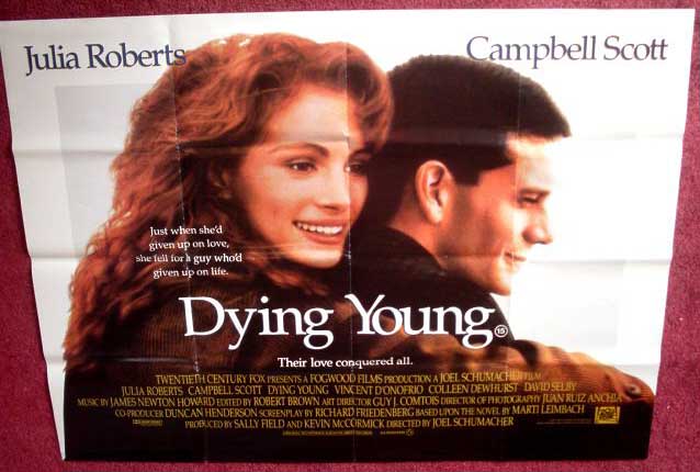 DYING YOUNG : UK Quad Film Poster