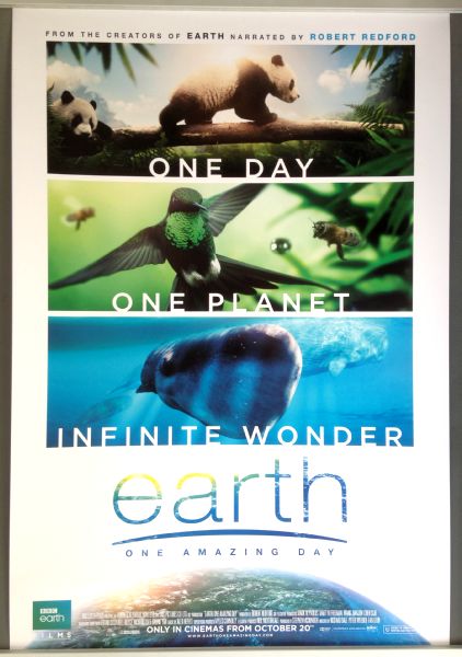 Cinema Poster: EARTH ONE AMAZING DAY 2017 (One Sheet) Robert Redford