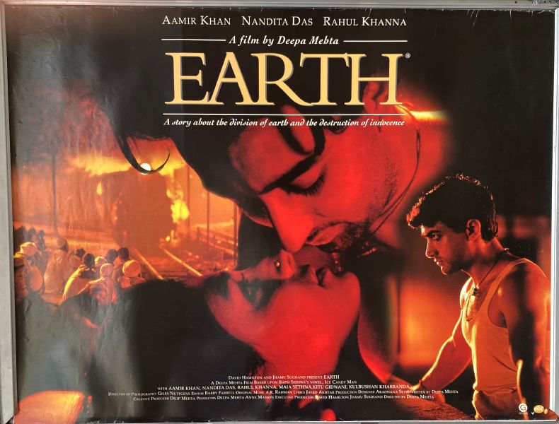 Cinema Poster: EARTH 1998 (Quad) Aamir Khan Nandita Das Rahul Khanna