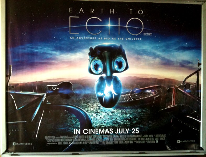 Cinema Poster: EARTH TO ECHO 2014 (Quad) Teo Halm Astro Reese Hartwig Alga Smith