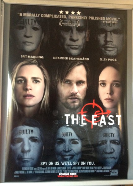 Cinema Poster: EAST, THE 2013 (One Sheet) Brit Marling Alexander Skarsgård