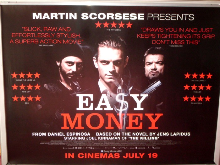 EASY MONEY: UK Quad Film Poster EASY MONEY: UK Quad Film Poster