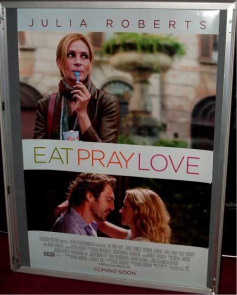 EAT, PRAY, LOVE: Main One Sheet Film Poster EAT, PRAY, LOVE: Main One Sheet Film Poster