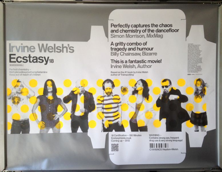 Cinema Poster: ECSTASY 2012 (Quad) Irvine Welsh Adam Sinclair Billy Boyd Cinema Poster: ECSTASY 2012 (Quad) Irvine Welsh Adam Sinclair Billy Boyd