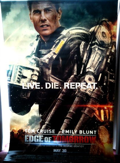 EDGE OF TOMORROW: Tom Cruise/Cage Cinema Banner