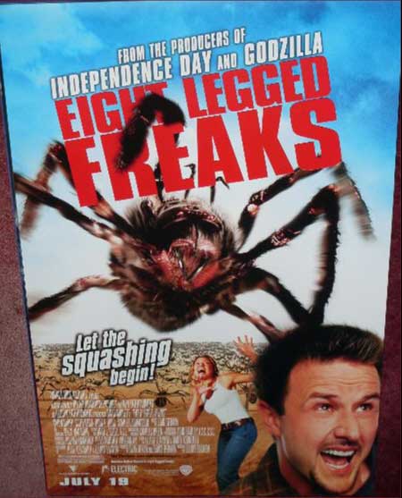 EIGHT LEGGED FREAKS: 'Squashing' One Sheet Film Poster