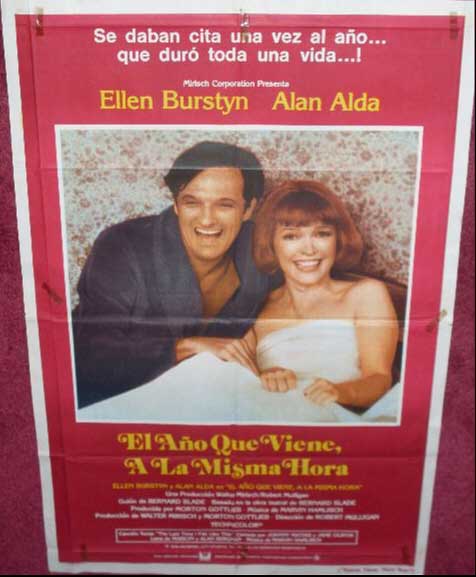 SAME TIME, NEXT YEAR: Argentinian Film Poster SAME TIME, NEXT YEAR: Argentinian Film Poster